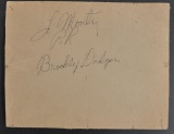 L. Monty of Brooklyn Dodgers Signature