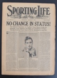 September 9th 1911 Issue of Sporting Life Featuring Joseph Jackson