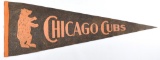 Antique Chicago Cubs Souvenir Felt Pennant