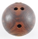 Antique Wooden Bowling Ball