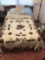 Vintage floral pattern and butterfly quilt