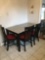 Marble top Kitchen table with 4 chairs