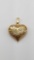 14k Gold Heart Charm