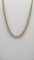 14k gold twisted rope chain