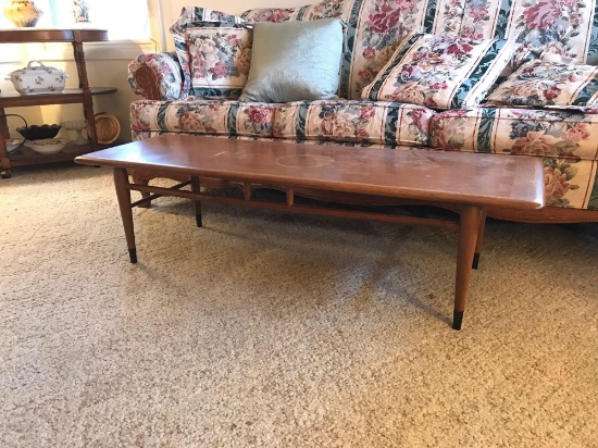 Vintage lane mid century modern coffee table