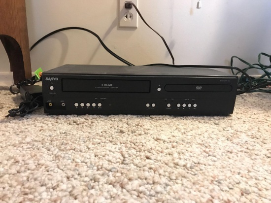 Sanyo dvd vhs combo player