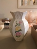 Belleek millennium 2000 cottage rose vase