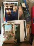 Group of mostly modern postcards