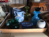 Group of miscellaneous glass and porcelain items