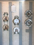 Group of collector plates and wall hangers