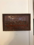 The last supper resin plaque