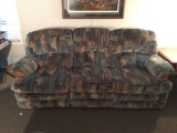Couch and reclining loveseat
