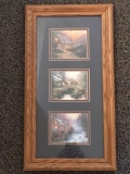 Framed Thomas Kinkade prints