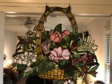 Stained Glass hanging shaped like basket