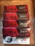 Group of 4 2009 us mint silver proof quarter sets