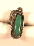 Sterling silver & turquoise Native American Ring