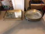 Group of two dresser mirrors