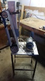 large belt sander with Delco electric motor
