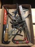 Group of miscellaneous garage tools