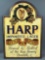 Harp Lager Aluminum bar sign