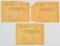 Group of 2 1943 Tong Po Night Club Checks