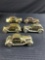 Group of five Banthrico advertising car coin banks