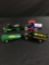 Group of four diecast truck advertising coin banks