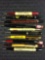 Group of 10 auto parts and services vintage advertising mechanical pencils