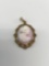 10k gold Cameo Pendant