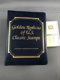 Golden Replicas of US Classic Stamps Book