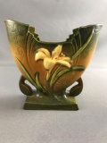 Roseville Zephyr Lily Fan Vase