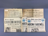 Group of antique/ vintage newspapers