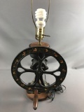 Iron Grinder Lamp