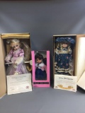Group of 3 collectible dolls