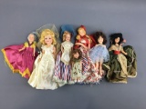 Group of 7 vintage dolls