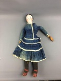 Antique porcelain head doll