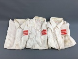 Group of 3 vintage Coca-Cola delivery drivers shirts