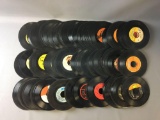 Large group of vintage 45 records