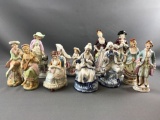 Group of old fashioned figures