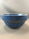 Large blue bowl