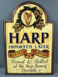 Harp Lager Aluminum bar sign