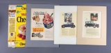 Group of 4 vintage advertising posters and more