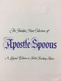 Franklin Mint limited edition Solid Sterling Silver Apostle Spoons