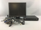 Retina security DVR with monitor