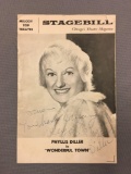 Signed by Phyllis Diller Stagebill Chicago?s Theatre magazine