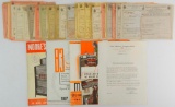 Group of Early Chicago and Joliet Telephone Receipts