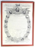 Framed Declaration of Independence