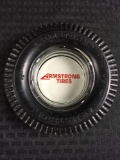 Vintage advertising Armstrong tire ashtray
