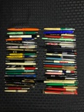 Group of 70 vintage advertising pens