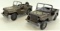 Lot of (2) Vintage Triang Toys Military Army Jeep Toys.